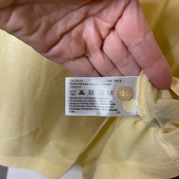 Hugo Boss Mens Polo Shirt Yellow Size Medium Pure Cotton Short Sleeve Button - Picture 11 of 16